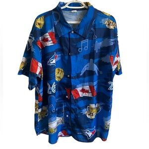 Mlb Toronto Blue Jays Button Up Shirt